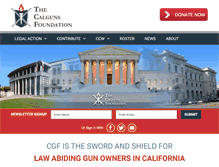 Tablet Screenshot of calgunsfoundation.org